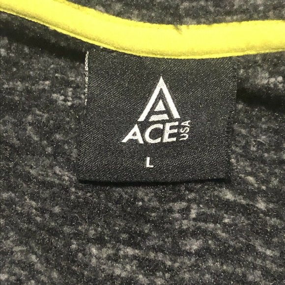 Gray Zip Up Yosemite Bear Hoodie Yellow Accents Women’s Large - Picture 6 of 12